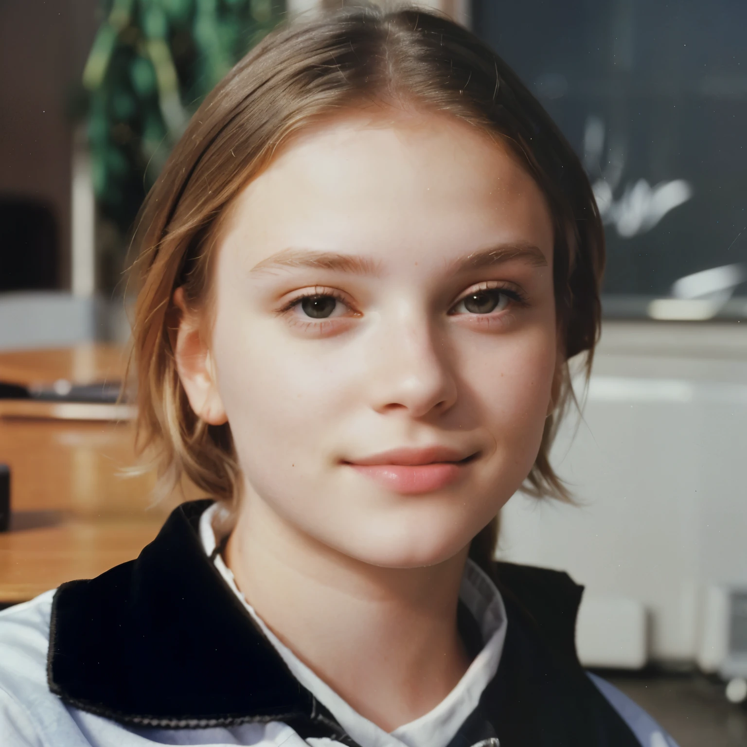 It is a young girl, sitting at a table, One 1 , Recorded in the mid-2000s, recorded in the late 2000s, recorded in the early 1990s, recorded in the 2000s, 1 , Photo of the girl, 1