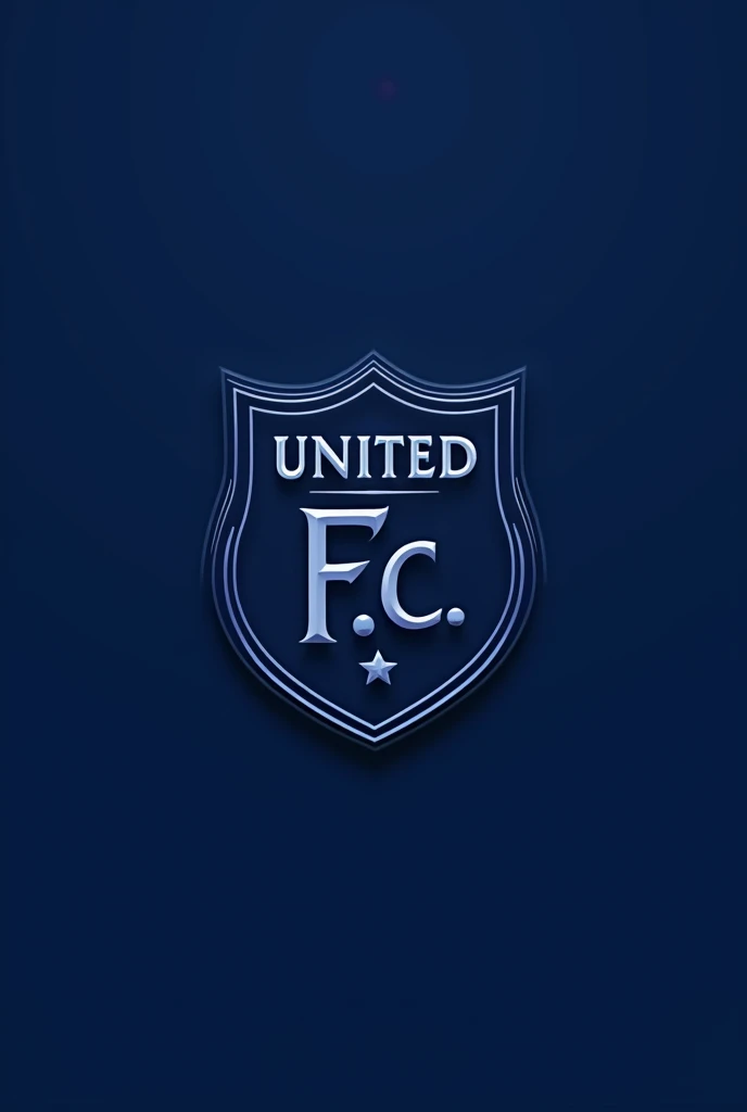 a football team logo but the name is 'United.F.C'