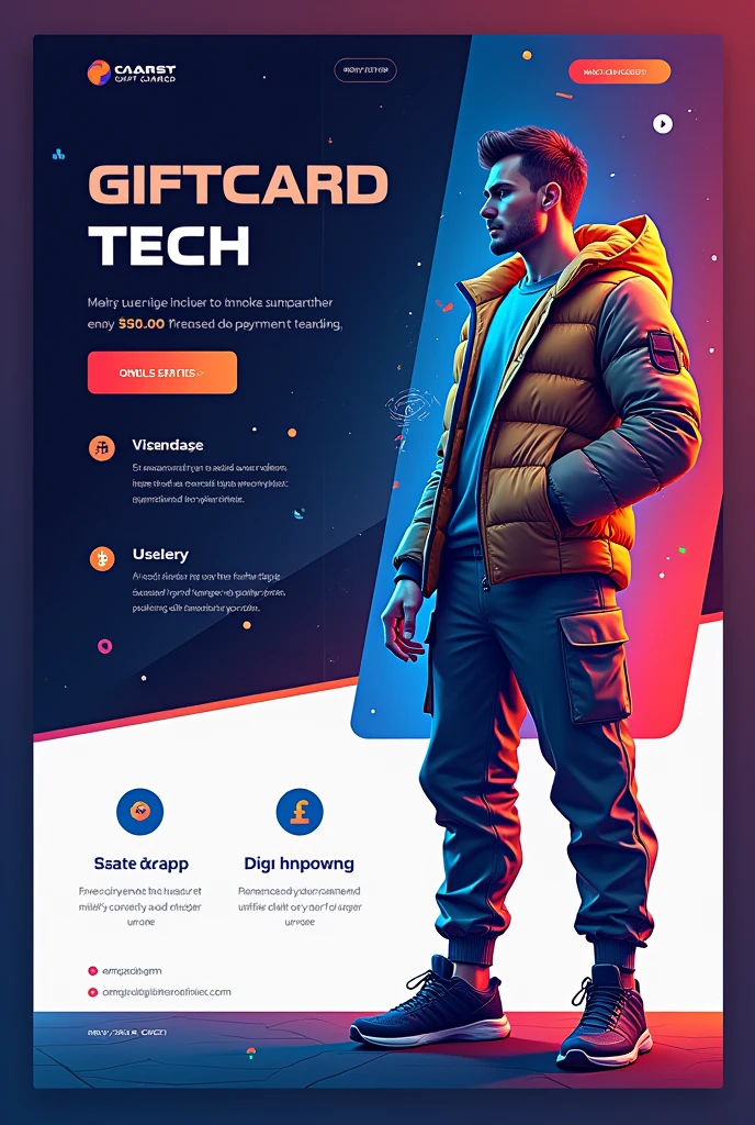 Crypto and giftcard vendor flyer 