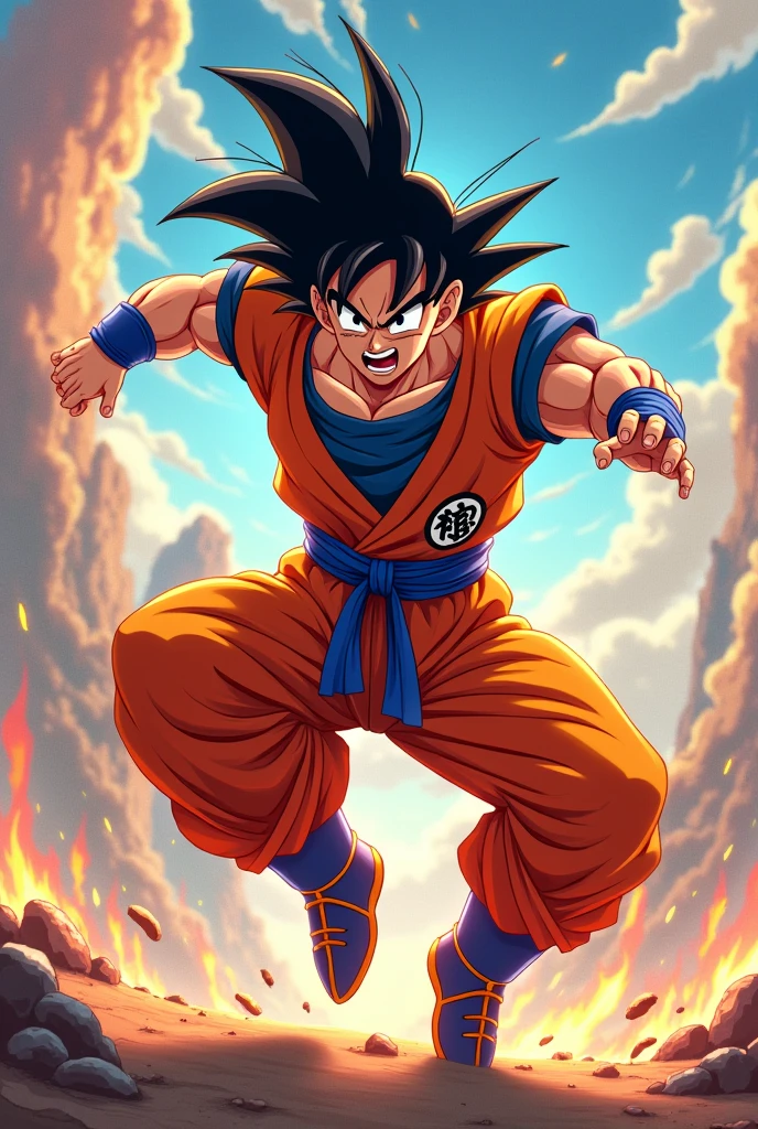 Goku,dancing