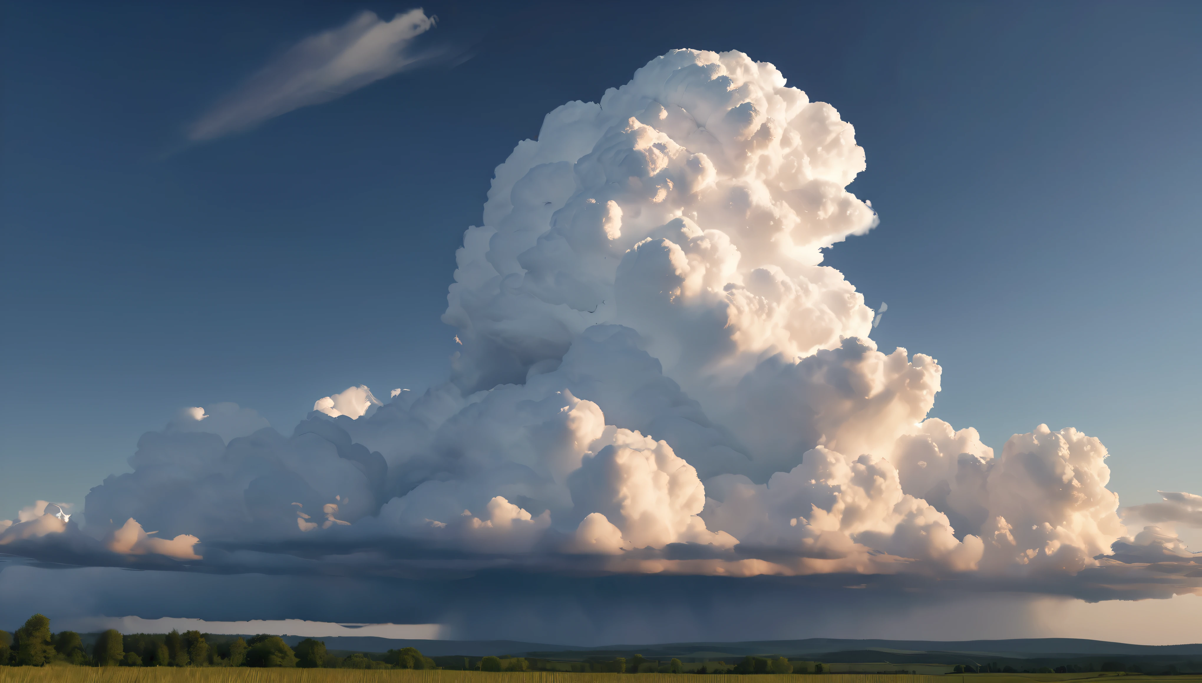 Summer sky, cumulonimbus,Daytime, (Highest quality,4K,8k,High resolution,masterpiece:1.2),Very detailed,(Realistic,photoRealistic,photo-Realistic:1.37),High resolution,超High resolution,Studio Lighting,Vibrant colors,Professional