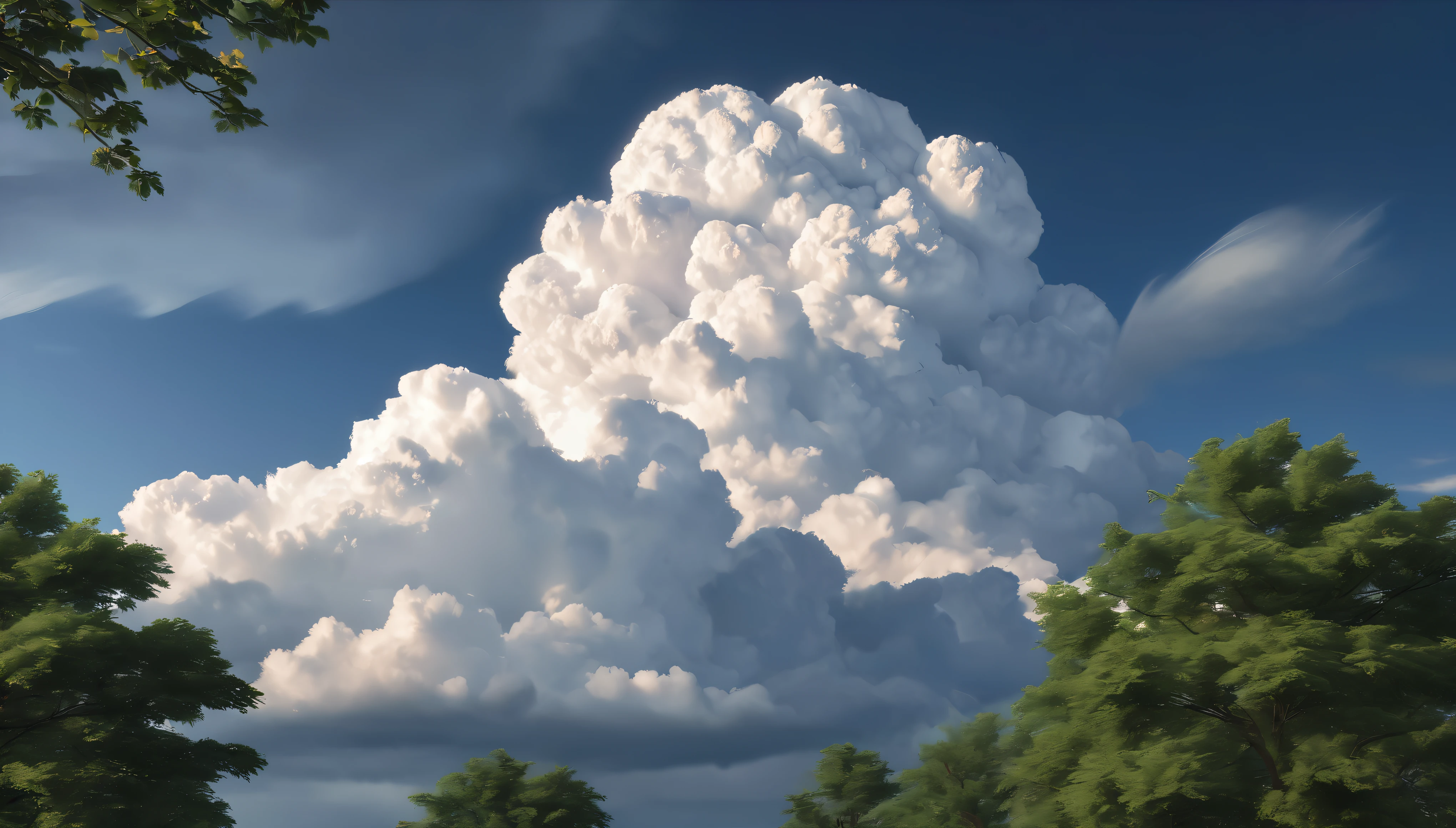 Summer sky, cumulonimbus,Daytime, (Highest quality,4K,8k,High resolution,masterpiece:1.2),Very detailed,(Realistic,photoRealistic,photo-Realistic:1.37),High resolution,超High resolution,Studio Lighting,Vibrant colors,Professional