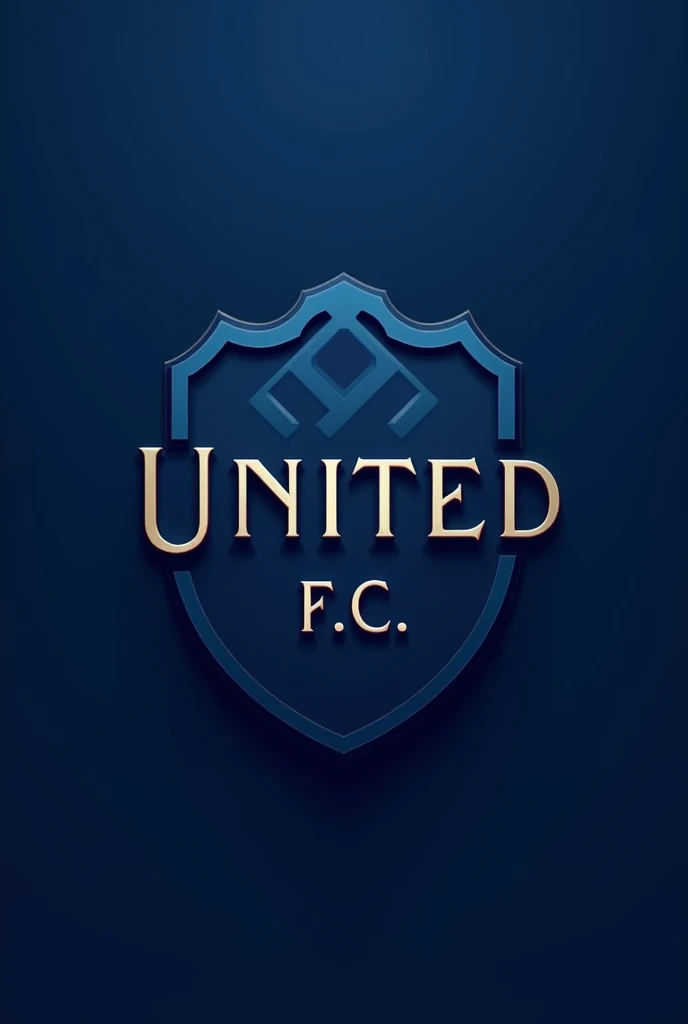 a football team logo but the name is 'United.F.C'