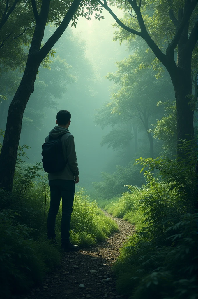 You choose to stay put and wait for something to happen. After a while, you hear rustling in the bushes nearby. Do you investigate the noise?