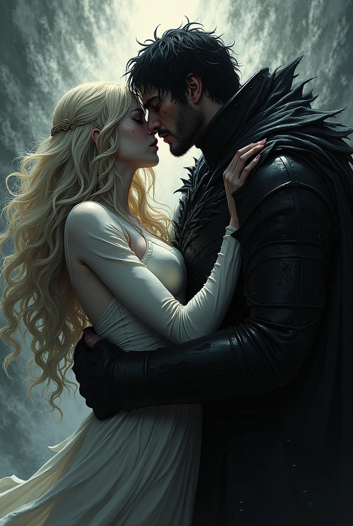 Guts and femto from berserk kissing each other