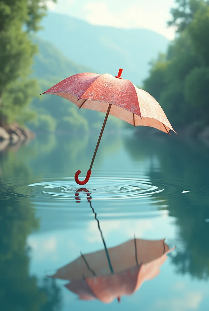 umbrella float water