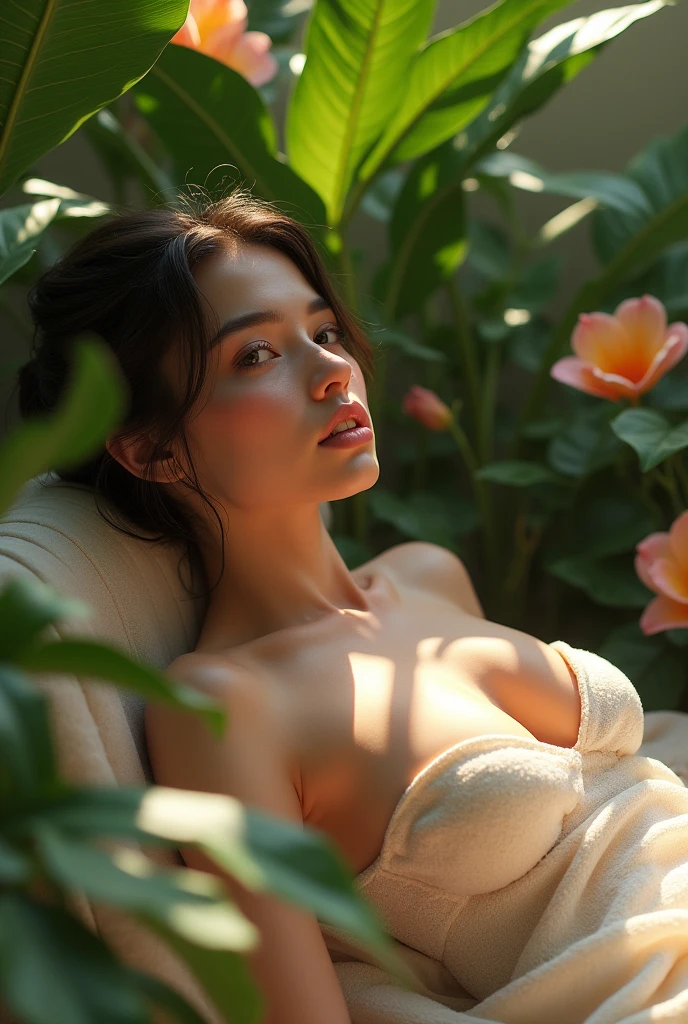 Short Hair、Lying on your back、Completely naked、Multiplayer