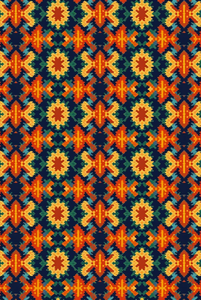 Draw me an Ethiopian pattern