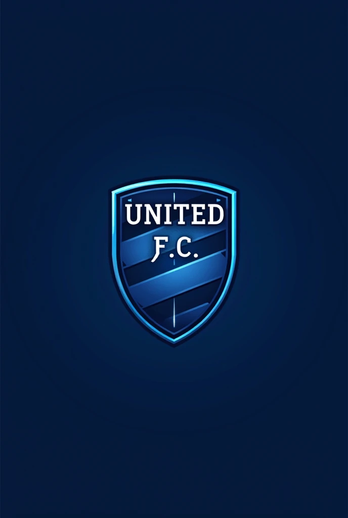 a football team logo but the name is 'United.F.C'