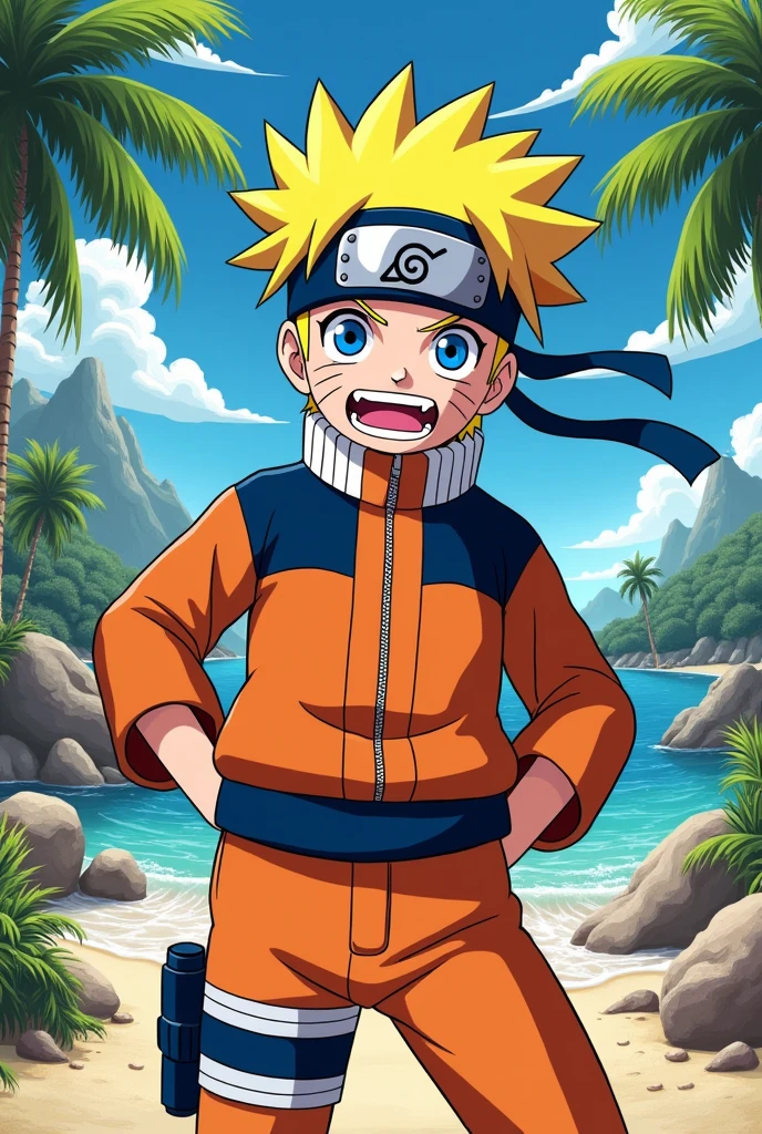 Naruto in one piece style