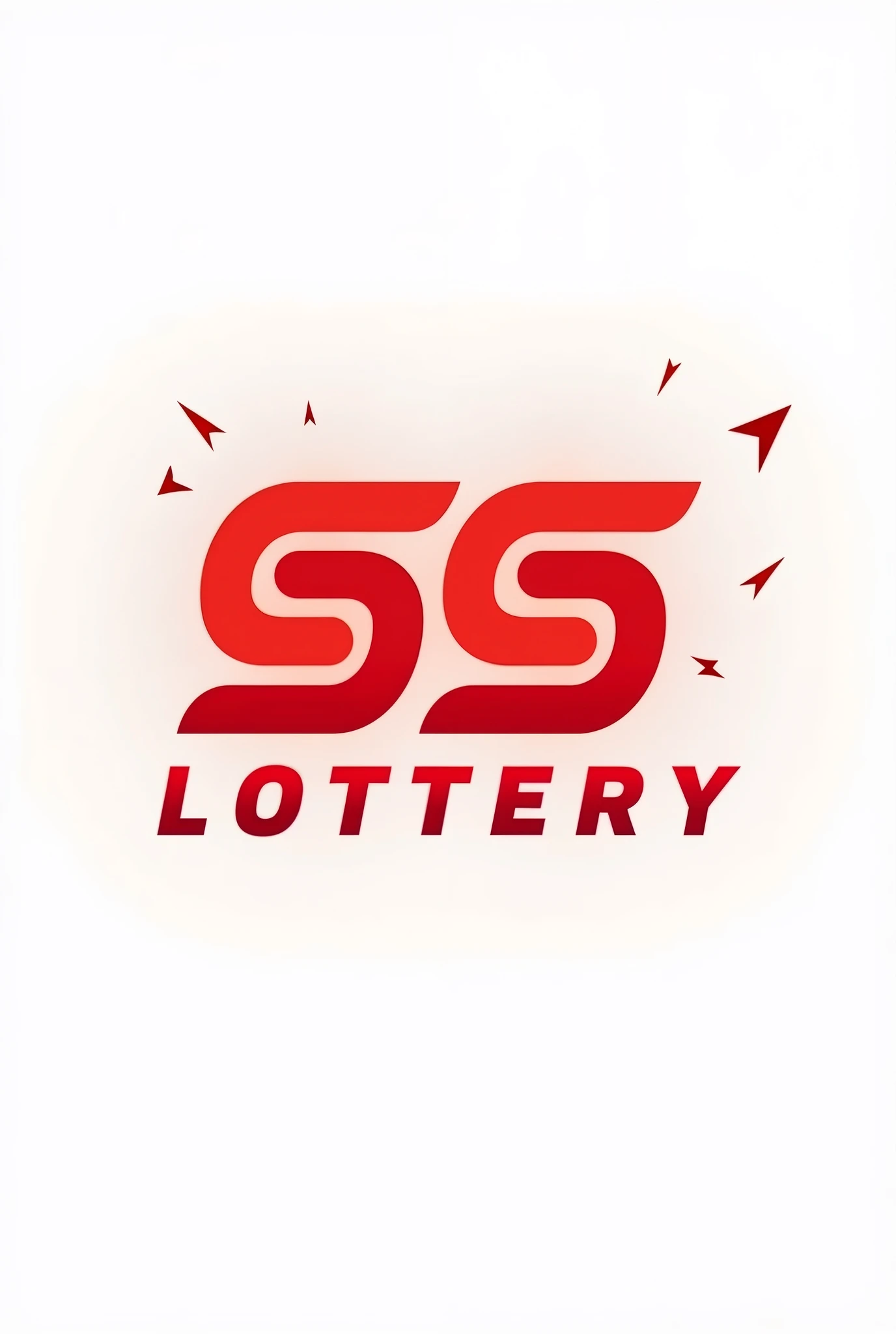 Need to generate a logo image,Style Red,Bottom requires transparency,The image size is 96*80,Content is SG-lottery