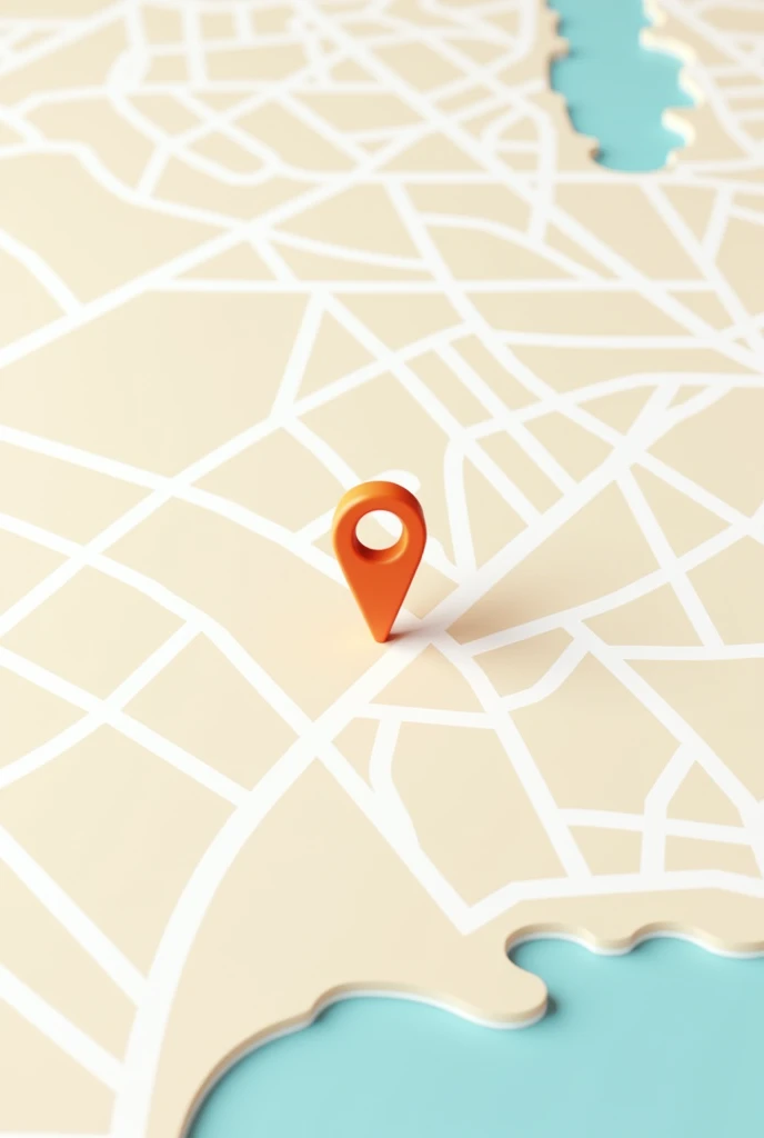 a real-time map, with the illustration similar to the interface of, vertical. Quite intuitive and easy to understand, friendly and minimalist. In 2D and not with an illustration . No location points or cars, just the map