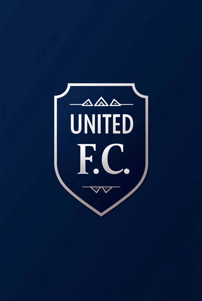 a football team logo but the name is 'United.F.C'