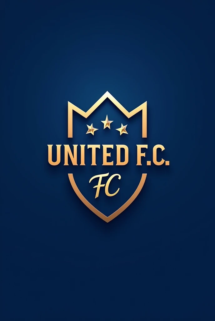 a football team logo but the name is 'United.F.C'