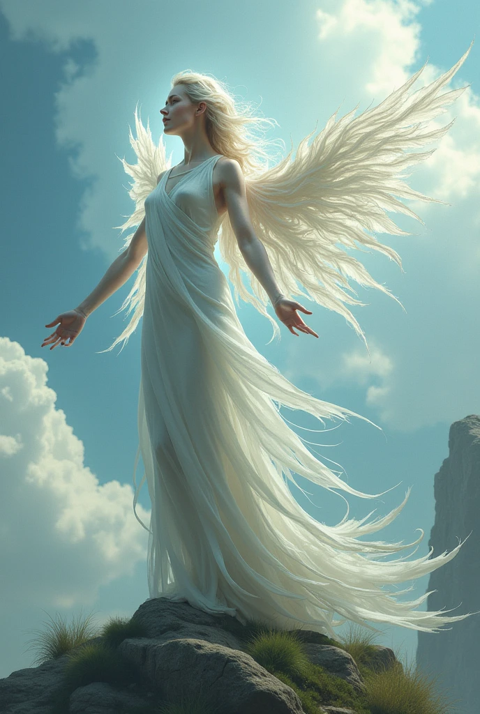 Element Ar: This element can be portrayed as an ethereal and fluid figure., perhaps a winged entity or an abstract form that evokes lightness and movement. The dominant color can be light blue or white, with details reminiscent of clouds or wind.

element earth: Depicted as a solid and robust figure, possibly with rock or vegetation features. Colors can be green and brown, with textures that evoke the stability and fertility of the earth.