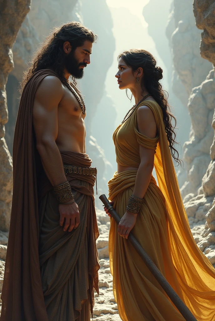 then, Theseus found Ariadne, a wise exile, who decided to join him, contributing their intelligence and knowledge.