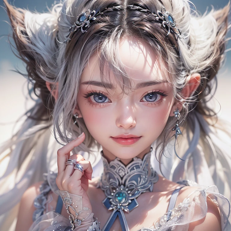 A woman holding an apple stands on top of a hill、Gothic Dress、青空と雲1 person, Highest quality, masterpiece, Ultra-high resolution, (Realistic:1.4), RAW Photos, 1 person, Cinema Lighting,((Highest quality、masterpiece、8k、Best image quality、Ultra-high resolution、Award-winning works)、(Accurate anatomy:1.1)、Highly detailed face、Attention to detail、double eyelid、Sharp focus:1.2、Beautiful woman:1.4、Highest quality、masterpiece、Ultra-high resolution、(Realistic:1.4)、Highly detailed and professionally lit smiles、Serious expression、Two Arms, Complete Hそして, Beautiful body, Beautiful fingers, Normal finger, Five Fingers, Five Fingers, (Thumb Index Finger Ring Finger), Beautiful ears、 Normal ear, Beautiful Eyes, Shining Eyes, Beautiful mouth, Beautiful Lips,