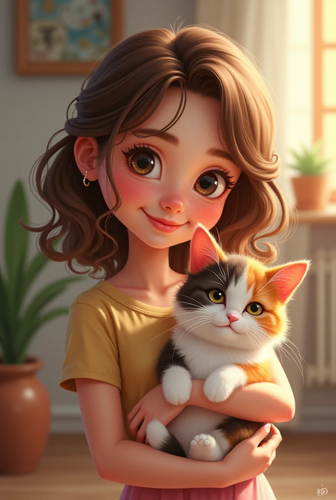 Kat and her cute little cut 