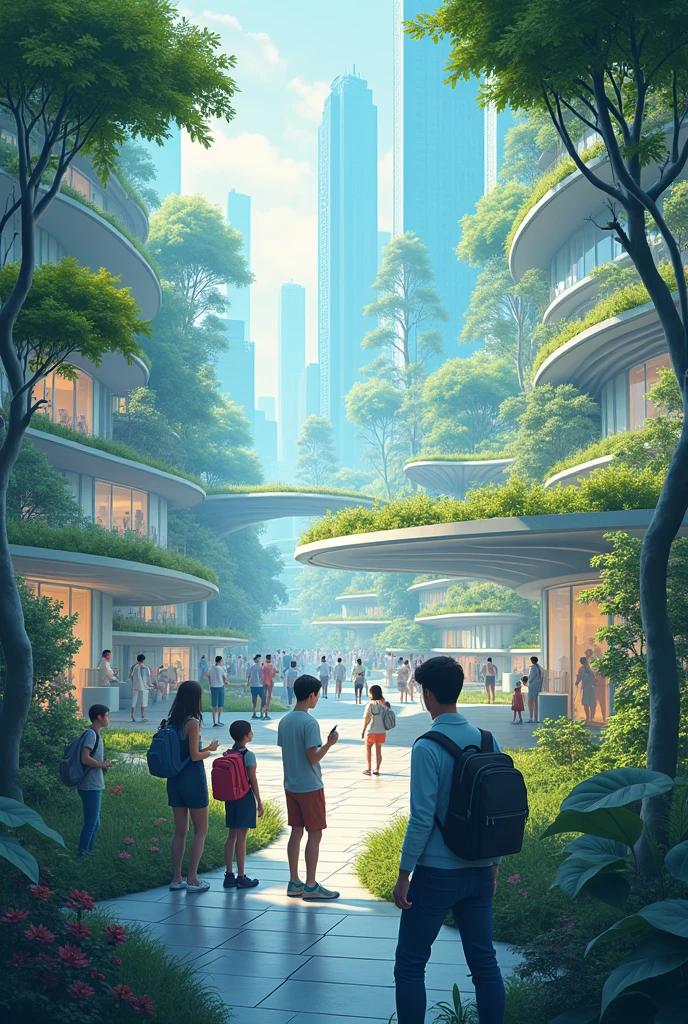 Make educational institute poster named biopulse
