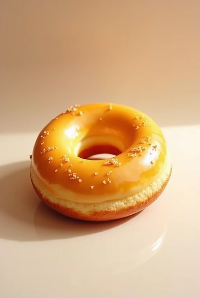 A donut made with egg