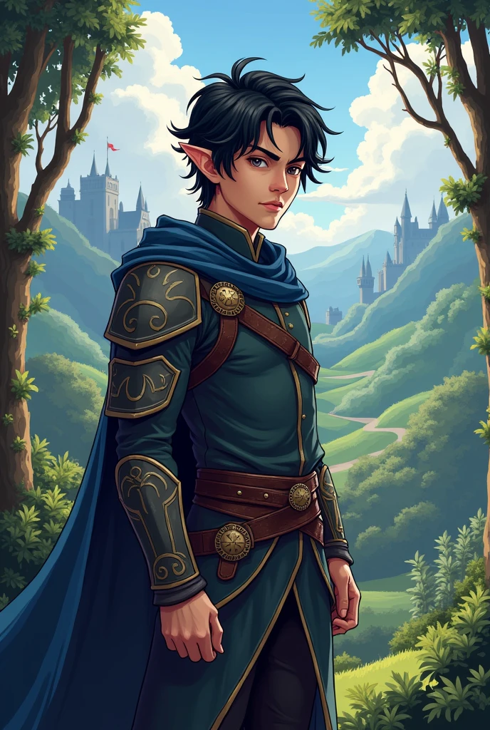 Male Half-Elf PIXEL