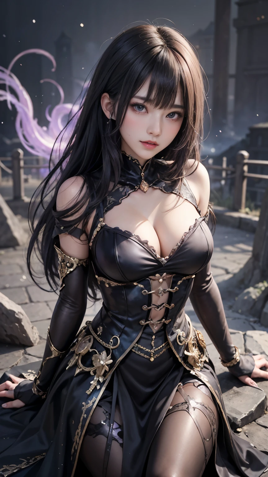 (Highest quality detail)、Realistic、8k Ultra HD、High resolution、(One Woman),(Fatal Beauty,Charm) ,(Glasses、Mysterious charm:1.1),(Big Breasts、Charming silhouette),Very detailed、High quality textures、Intricate details、Extremely detailed CG、High quality shadows、Beautiful and delicate face、Beautiful and delicate eyes、Written boundary depth、Ray Tracing、20th Generation、Cute K-Pop Girls、(The Face of Ulzan in Korea)、Thin face、(URZAN-6500-v1.1:0.6)、PurerosFace_v1、Glowing Eyes、Perfect body、 Viewer Display、(Highest quality detail:1.2)、8k Ultra HD、Woman close up， Realistic rendering, Charm, Real Girls, Gurwitz, role play, Realistic 3D style,  8K Portrait Rendering,（truth，truth：1.4），(Sparkling eyes girl:1.2)、cheek、Glossy Lips、Best image quality,  8k Ultra HD Full Color RAW Photos, Fujifilm(Medium format), hasselblad, Carl Zeiss, Incredible dynamic range photography(utility_art：Smooth-768:1.1),High resolution, High pixel count, Clear details, Clear images, Natural color reproduction, Noise Reduction, High fidelity, quality, Software Improvements, Upscaling, Optimized Algorithms, Professional-level retouching, Powerful super evil female poses in closeup, Black Goddess 、(Expose your shoulders), Flowing Purple Hair, View your viewers, Very detailed顔,  Blue smoke swirling around her, Love evil things, Captivating blue eyes, Dark fantasy,  Esoteric arachnids lady, Spider Queen,  Esoteric arachnids, Combat Stance,  Sharp fangs, nature, ((Complex metallic colors in the foreground)), (( Fluid Mechanics, The most beautiful smooth scale face makeup, Smirking expression)) 、Dark blood, Onyxia、Beautiful young witch, Purple Hair, dark purple lips, evil, evil female, smile, Black Prom Dress, She is coming to you, Bright Blue Eyes, Surrounded by swirling pink smoke, Blood Chain, Behemoth Bones, Snake-like tentacles, Cruel Teeth, Expressions of madness, Oppressive Dungeon、 Grotesque shadows dance, The creature whispers, Stifling atmosphere, Vision problems, Visible Madness. Blade, A flash of evil intent shines, 