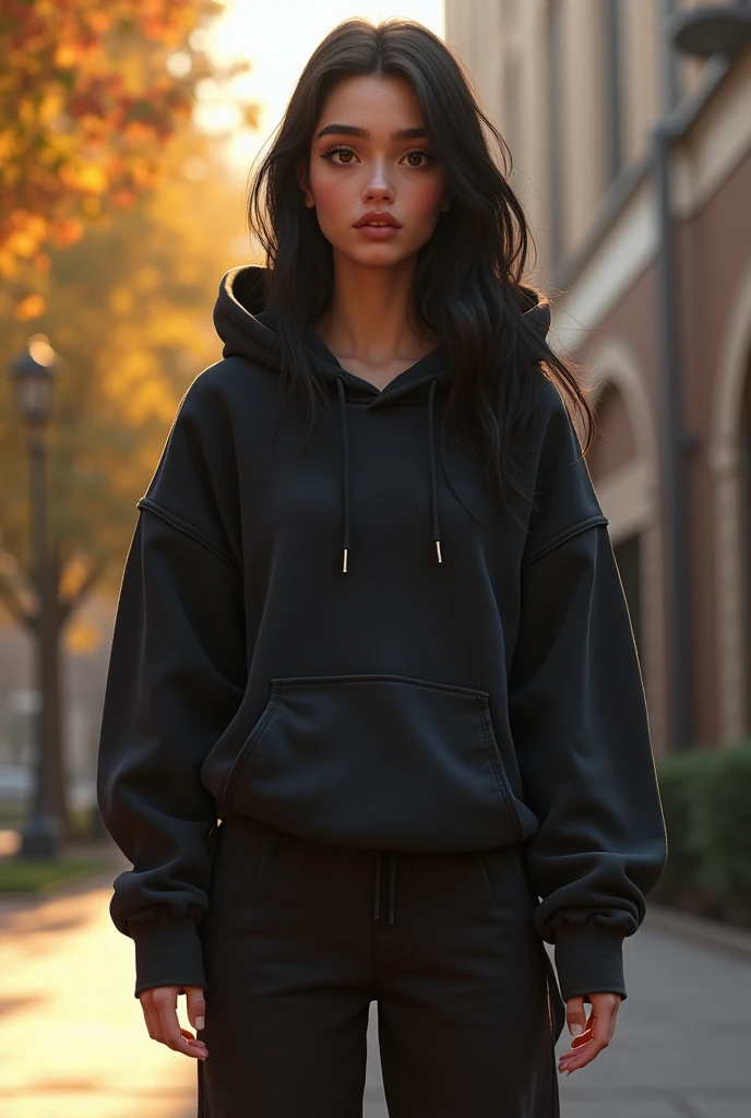 Kayla Cooper (18 ans)
Classe : Université
Apparence : Peau blanche, cheveux noirs long, yeux marron.
Personnalité : Excessive, colérique, avec une tendance à s'habiller en noir et des vêtements larges. Version pixar 3d