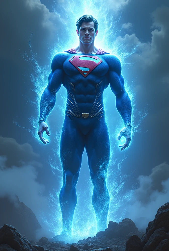 Super man mix doctor Manhattan 