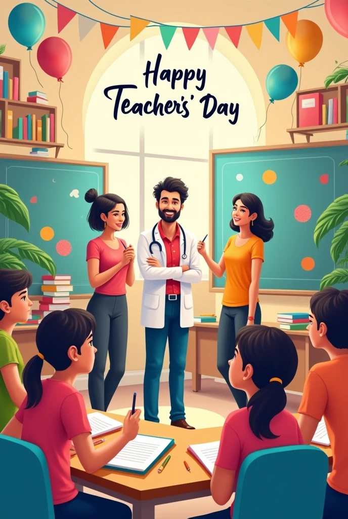 Teachers day poster