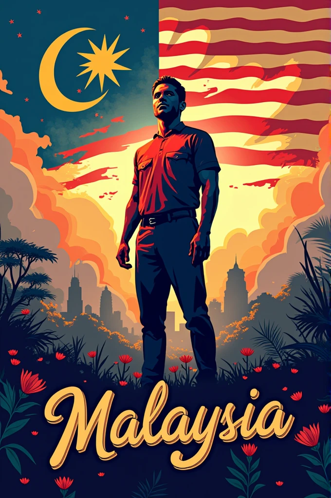 What to add in malaysia merdeka poster