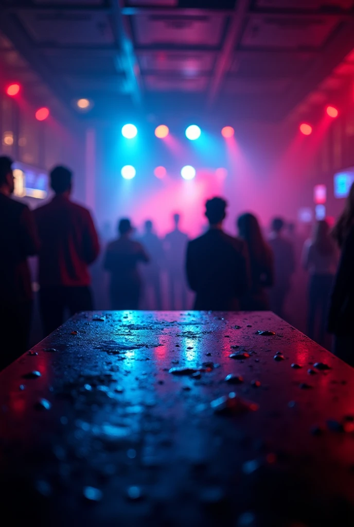 the photo of a background with light effects facing the camera as if we were in a nightclub ... for a poster