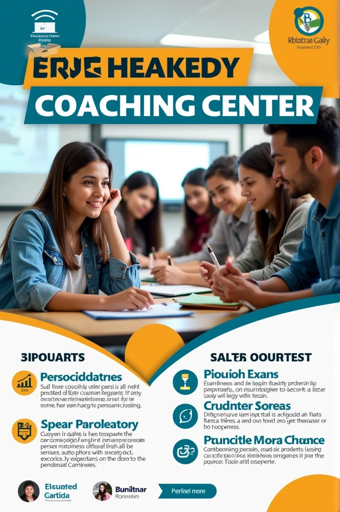 Education corner hb ka coaching poster