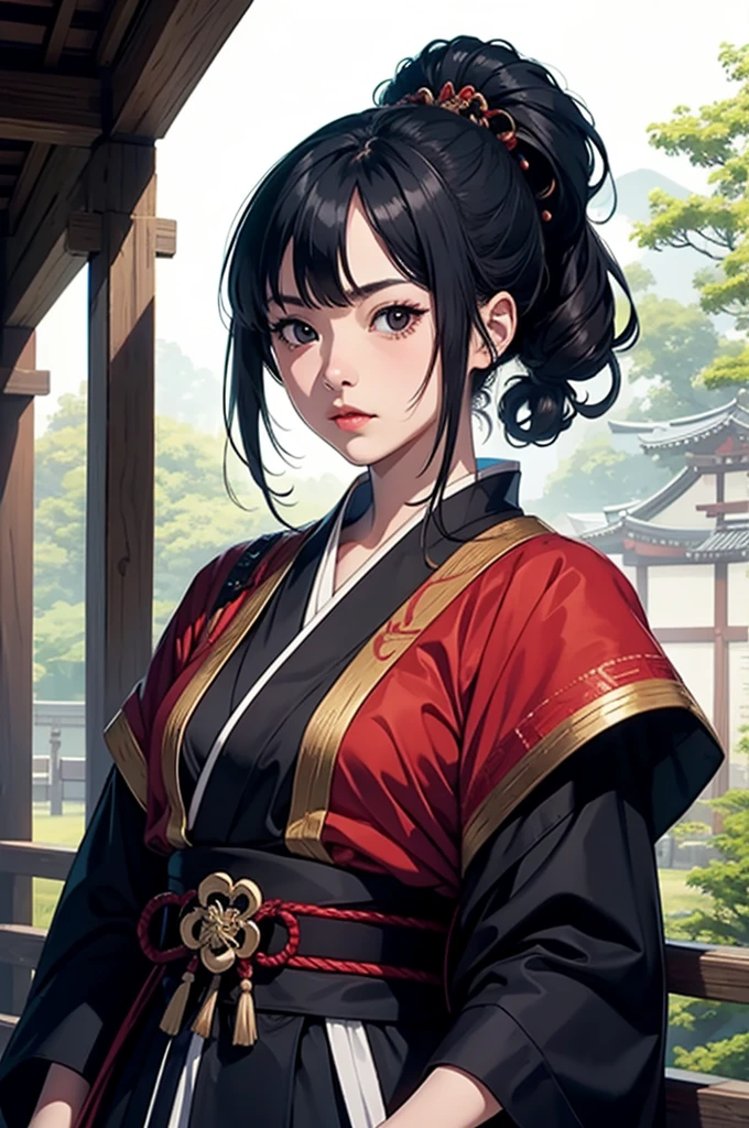 Samurai, young adult, upper body, Nobunaga's ambitions, nobunaganoyabou,sengoku,Sengoku,bionde ,girl