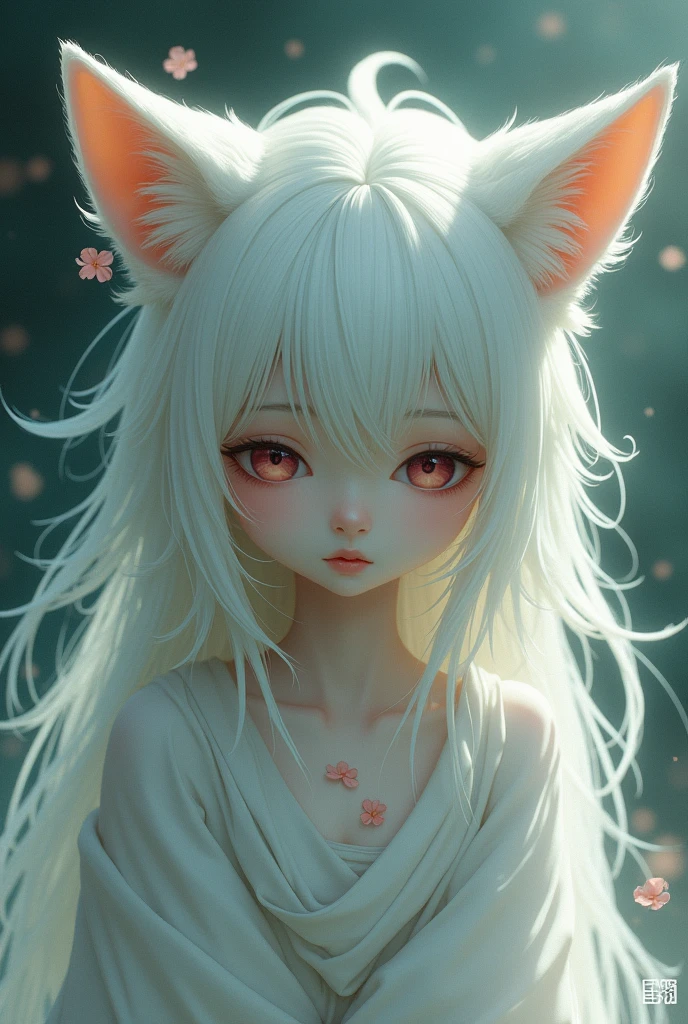 Monster fox Beautiful Youth Light pigmentation ennui Dating simulation game characters