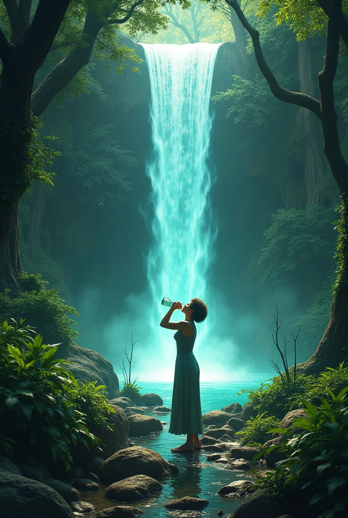 You take a sip from the fountain and feel a surge of energy coursing through your veins. Your senses sharpen, and you gain a deeper understanding of the forests mysteries