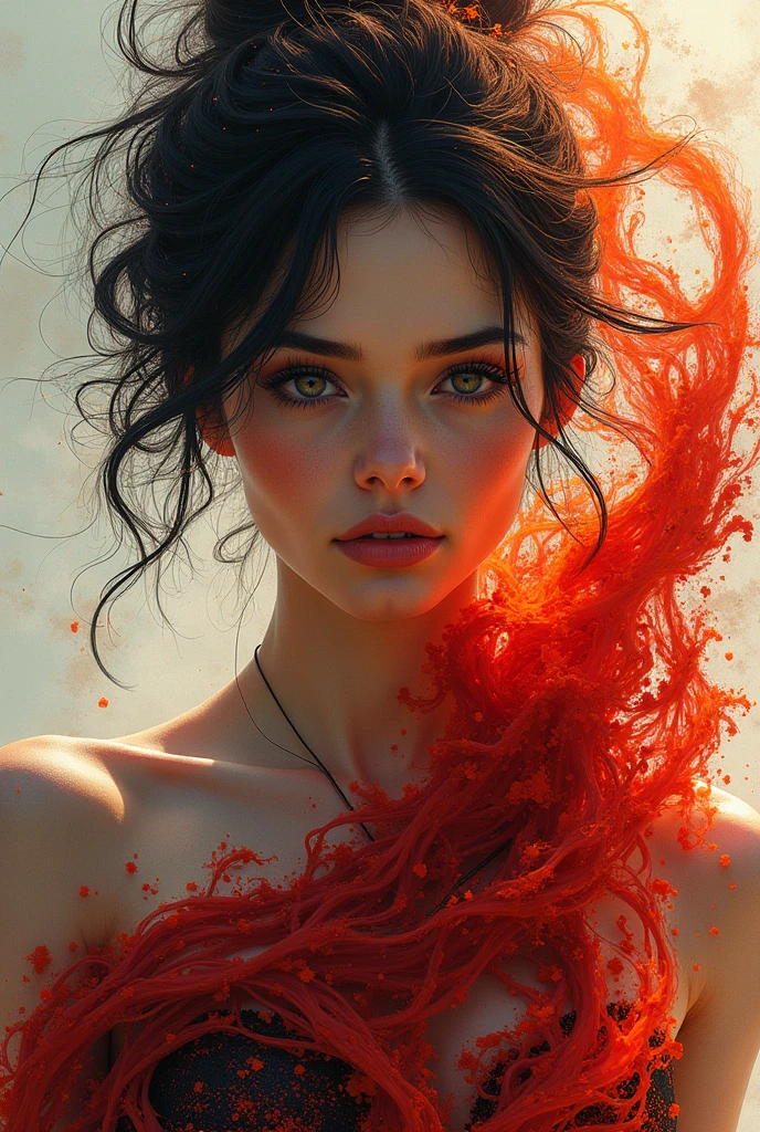 I want a visual just with the name "NADIA LIV"
This visual should symbolize love, la force, combativeness, la patience.
