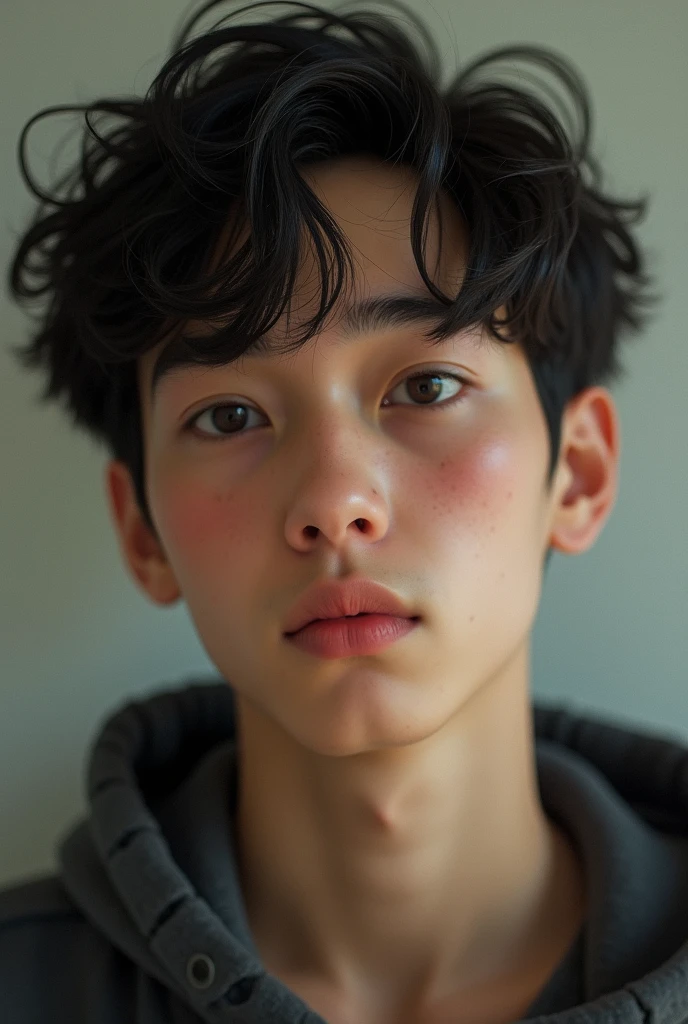 Kayden Cooper (18 ans)
Classe : Déscolarisé
Apparence : Peau blanche, cheveux noirs, yeux marron.
Personnalité : Gentil mais turbulent.