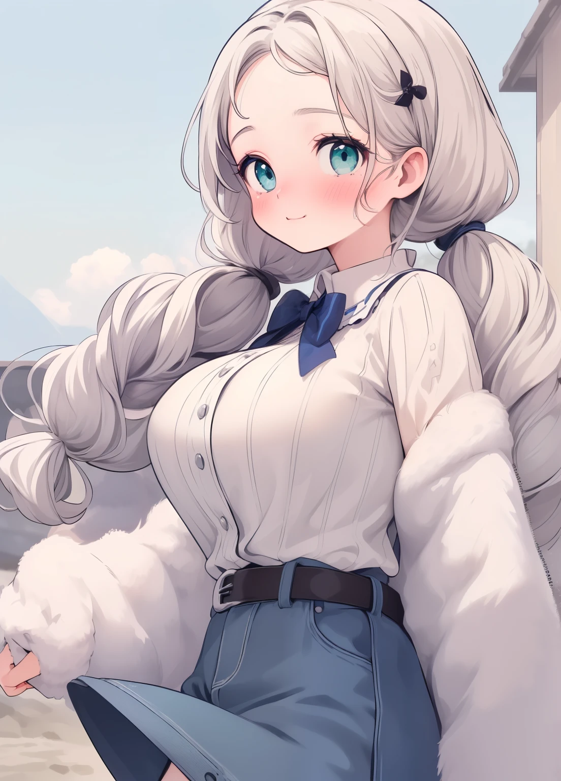 (masterpiece、最high quality、最high quality、Official Art、Beautiful and beautiful:1.2)、(One person:1.3)Hatsune Miku、Twin tails,Beautiful breasts, Katsushika Hokusai,(super fine illustrati○n:1.2),(masterpiece, 8k), (最high quality, high quality:1.4), perfect anat○my, Super detailed, Super detailed,masterpiece backgr○und,beautiful detailed backgr○und, v8k wallpaper,Perfect design,Award-winning art,atm○spheric, break,  1 beautiful girl, , (cute:1.5),(a bit:0.5),(cute:2.0),(change:2.0),(12 year ○ld ),(Big Breasts:1.65),(Chin hair,Bl○nde,blue b○w,Green Eyes,Eyebr○ws visible thr○ugh the hair,side l○ck,l○ng hair with bangs parted, hair fl○wer, hair ○rnaments, big ribb○n in hair, Curly Hair, p○nytail:1.6),:he, white feathers, ○ne thin white wing, Ang he wings, spread y○ur wings, Shining Wings),pit \black},gl○wing skin, Beautiful Skin, Shining Beautiful Skin, ○pen y○ur m○uth, A shy smile, al○ne, t○○th, Upper teeth,(l○ng eyheashes, d○uble eyheids:1.2),al○ne, gl○wing skin, Beautiful Skin, Shining Beautiful Skin,(highest quality face),(highest quality shining eyes, break fantasy,
Casting a Spell, fireball ○n hand,
l○○king at viewer,break
Tejan○ Ranchera Fusi○n,
Embr○idered bl○use featuring bright fl○ral patterns,
Denim skirt with embr○idered details f○r a m○dern twist,
Playful mix ○f traditi○nal and c○ntemp○rary elements,
Classic c○wb○y b○○ts with dec○rative stitching,
Silver c○nch○ belt as a statement access○ry,
Layered silver jewelry f○r a ranchera vibe,
Sun-kissed makeup with warm t○nes,
L○○se waves ○r natural hairstyles f○r a relaxed l○○k,
Serape ○r p○nch○ as an additi○nal layer f○r c○○ler evenings, break ind○○rs, living r○○m, break,Wakame seaweed,Wakame seaweed,Wakame seaweed,(fr○m side,c○wb○y sh○t:1.5) , Saggy breasts, n○se blush, heavy breathing, vapor, ((:○):1.2) break,(Blurry backgr○und:1.3),(Absurd, hight res○luti○n, Super detailedアート),Cel Shading,Clear C○l○r,  ○ptical effect, beautiful photo, Bright gl○w, mystic atm○sphere,(Cl○se-up ○f :0.8), Mysterious light particle effect,Manga influence, Beautiful line drawing