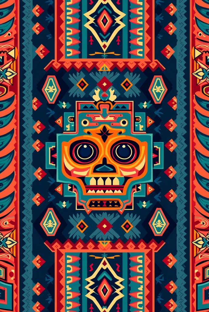 Wallpaper, Aztec iPhone art All over the screen 