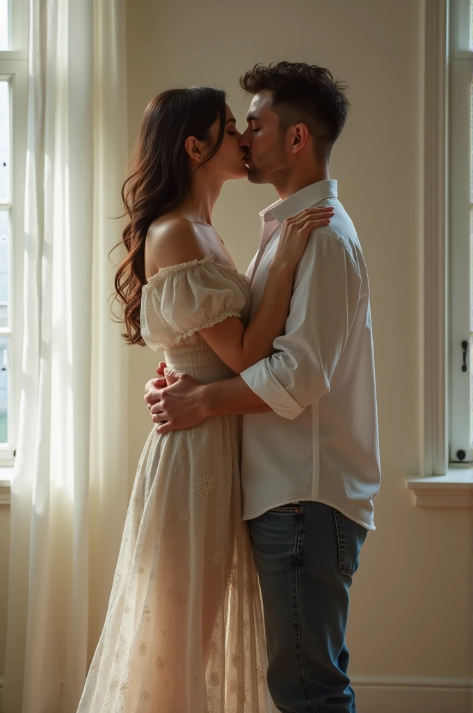 For a couple where the girl is taller than the boy, here are some photo ideas that highlight their connection and showcase their unique dynamic:
1. **Head-to-Head:** Have them stand close with their foreheads touching. This pose emphasizes their intimacy and connection while accommodating the height difference naturally.
2. **Back-to-Back:** Position them standing back-to-back, with the taller partner slightly leaning forward. This pose creates visual balance and allows each person’s height to complement the other.
3. **Lifting Up:** Capture a playful moment where the taller girl lifts the shorter boy off the ground. This can add a sense of fun and showcase their affection and ease with each other.
4. **Sitting Together:** Have them sit on a bench or the ground, with the shorter partner sitting closer and the taller partner leaning in. This arrangement can highlight their closeness without focusing on height differences.
5. **Dancing Together:** Capture a dance pose where the taller partner holds the shorter partner close. This can be a romantic or playful pose, emphasizing their connection and shared joy.
6. **Casual Embrace:** Have the shorter partner rest their head on the taller partner’s shoulder while standing or sitting. This pose highlights their affection and allows the height difference to feel natural and endearing.
These ideas help celebrate the couple’s unique dynamic and focus on their connection and love.