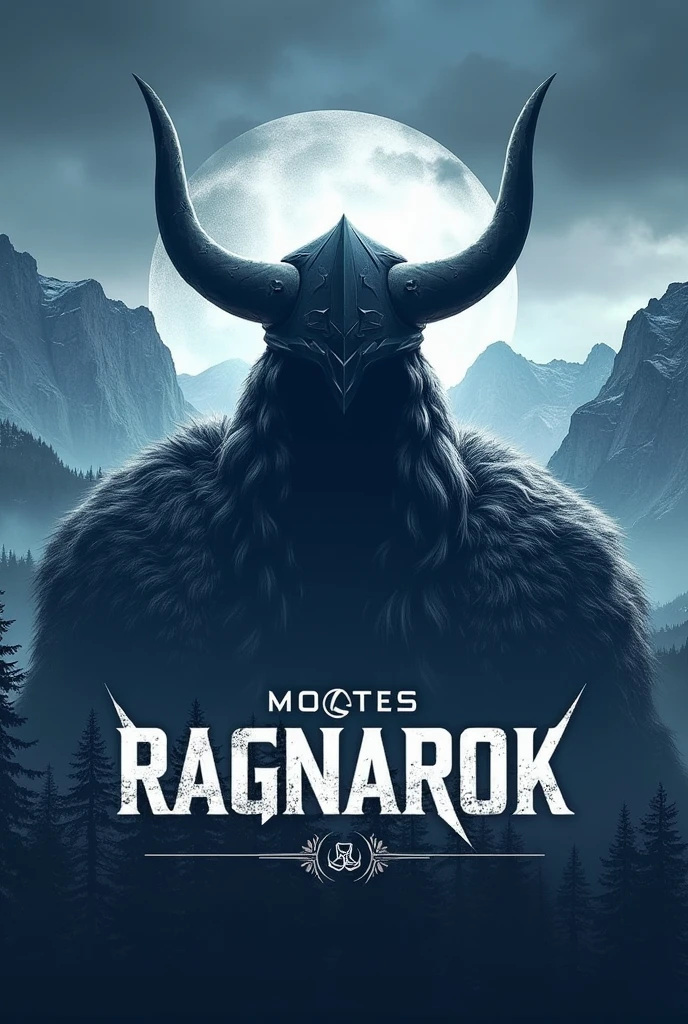 I want one soon(3x4) for my e-sport team, I want the background to be Nordic themed and have an image in the center(silhuette) of a Viking's head and in the lower center has the name Ragnarok