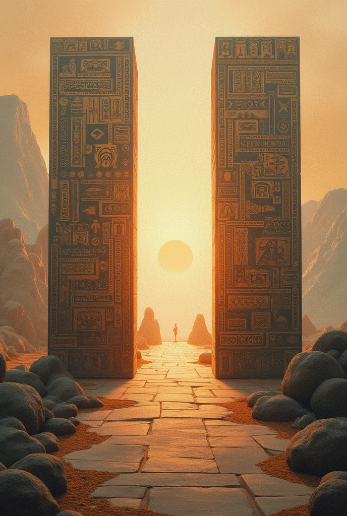 Create an abstract thumbnail for a youtube historicsl fact based channel " Chronicles of Timeless Tales " without any human figure and by showcasing ancient image of civilization ractangle shaped with a logo