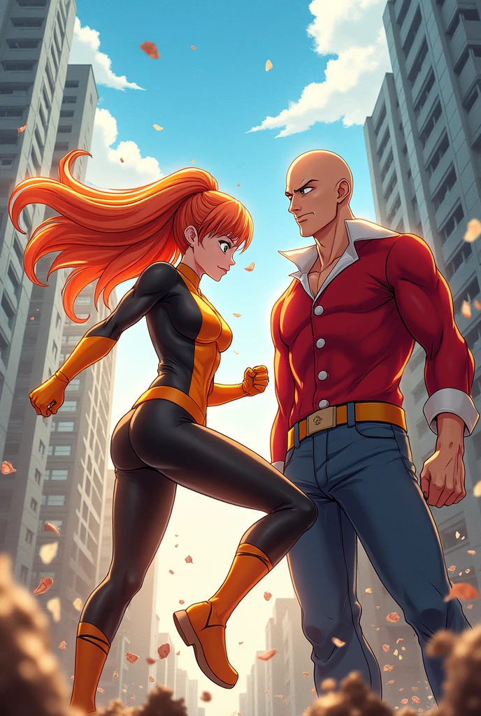 Gogo and Saitama