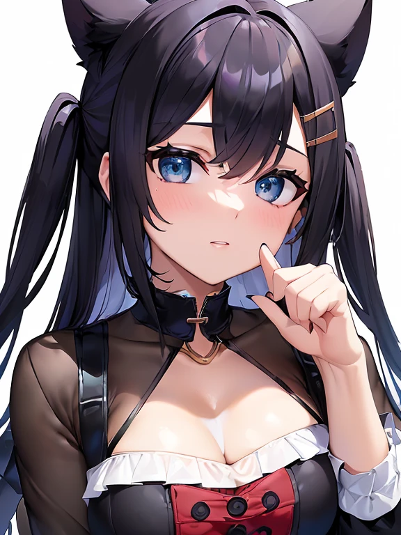 I'm sitting in the seat, Threatening people by showing off their underwear, (mature woman, 45yo woman:1.5), (curvy body:1.2), white skin, slim, (gigantic breast:1.4), (thin legs:1.2,) black short hair, bob cut, hair between eyes, Blue eyes, (black bikini, side-tie bikini:1.8), black knee highs, blush,