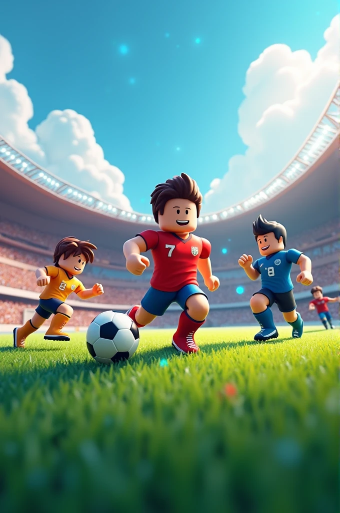 Give me creating soccer players as Roblox characters
