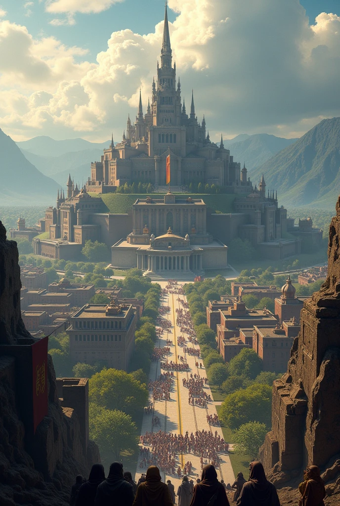  Establishing a new kingdom, governed by justice and force.