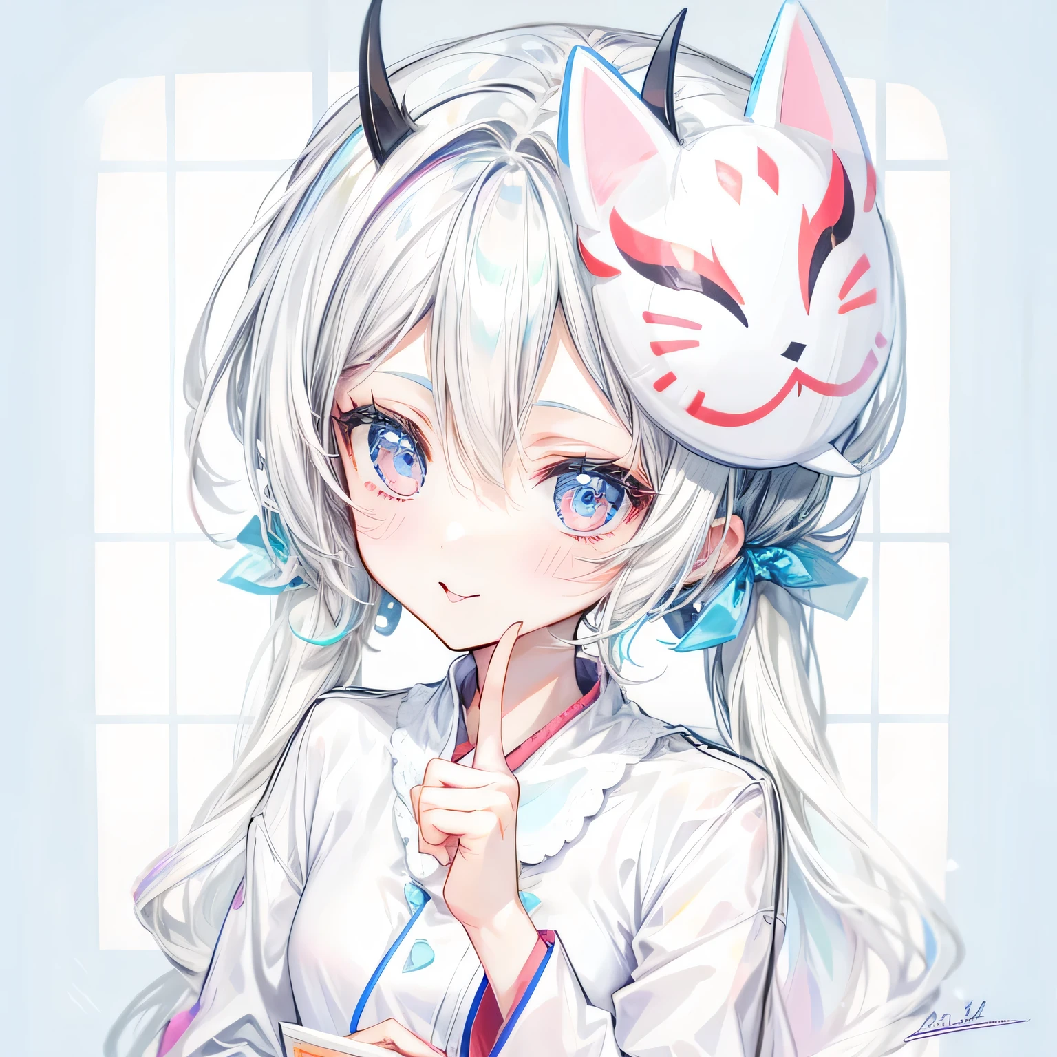 This style of painting helps me stick out my tongue playfully