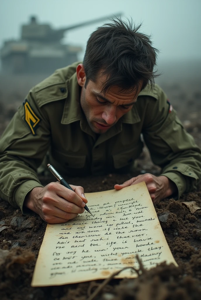 A soldiers last letter in pain to loved ones