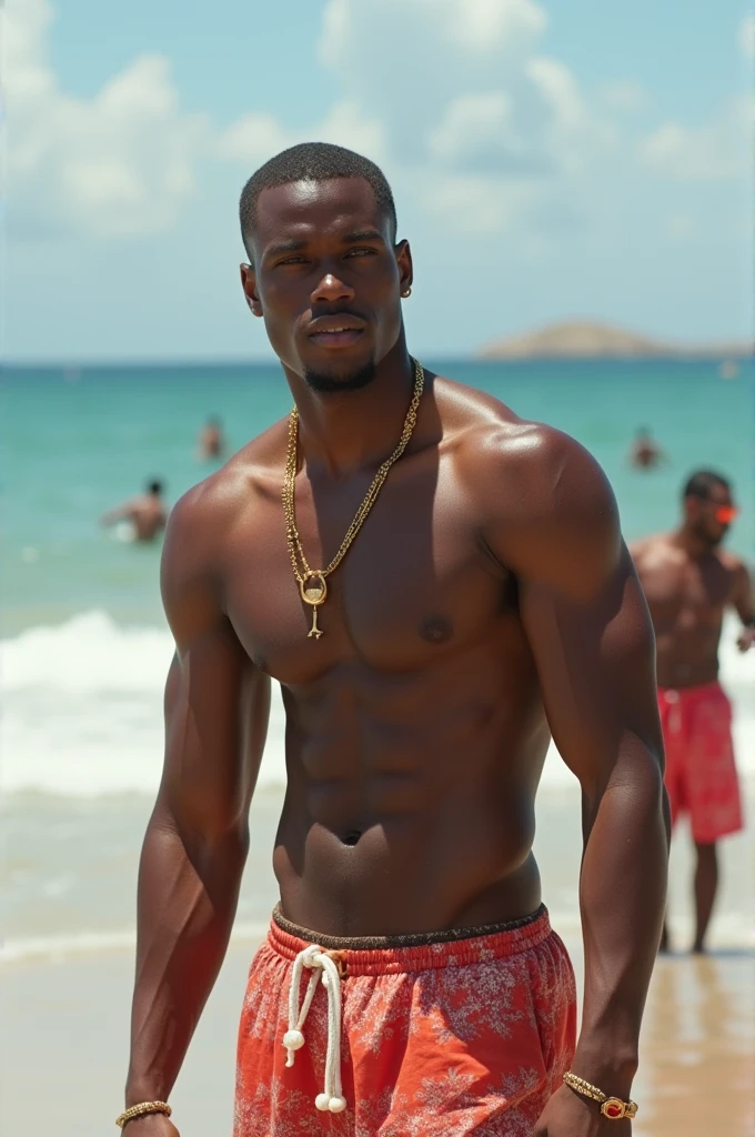 Big dick men in the beach 