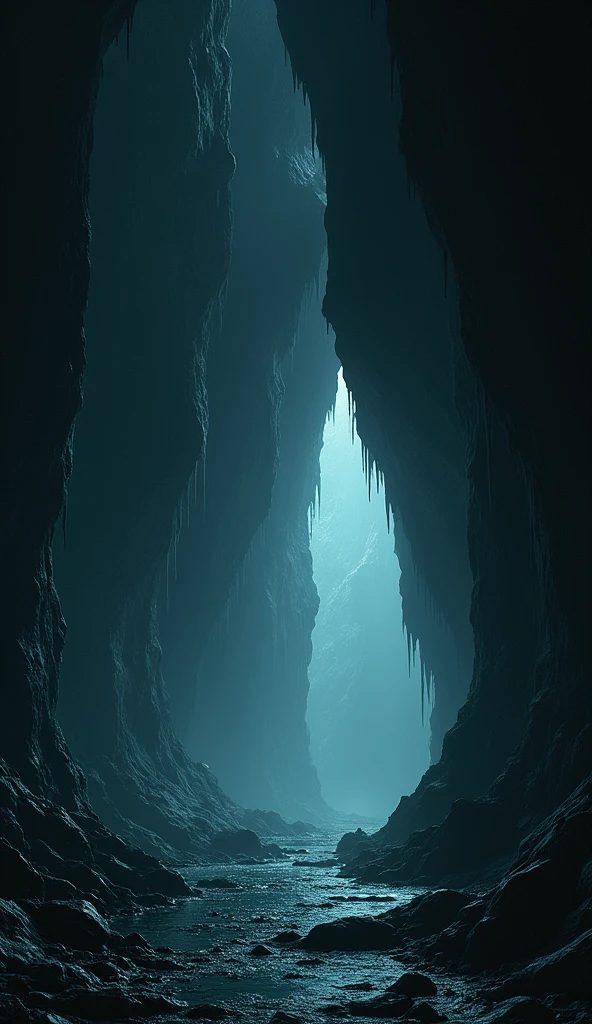 Scary dark cave ((Very realistic))